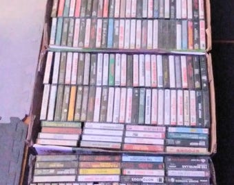 New and Sealed Vintage Cassettes Mystery Lot of 10 (Free Shipping Canada and U.S.A.)