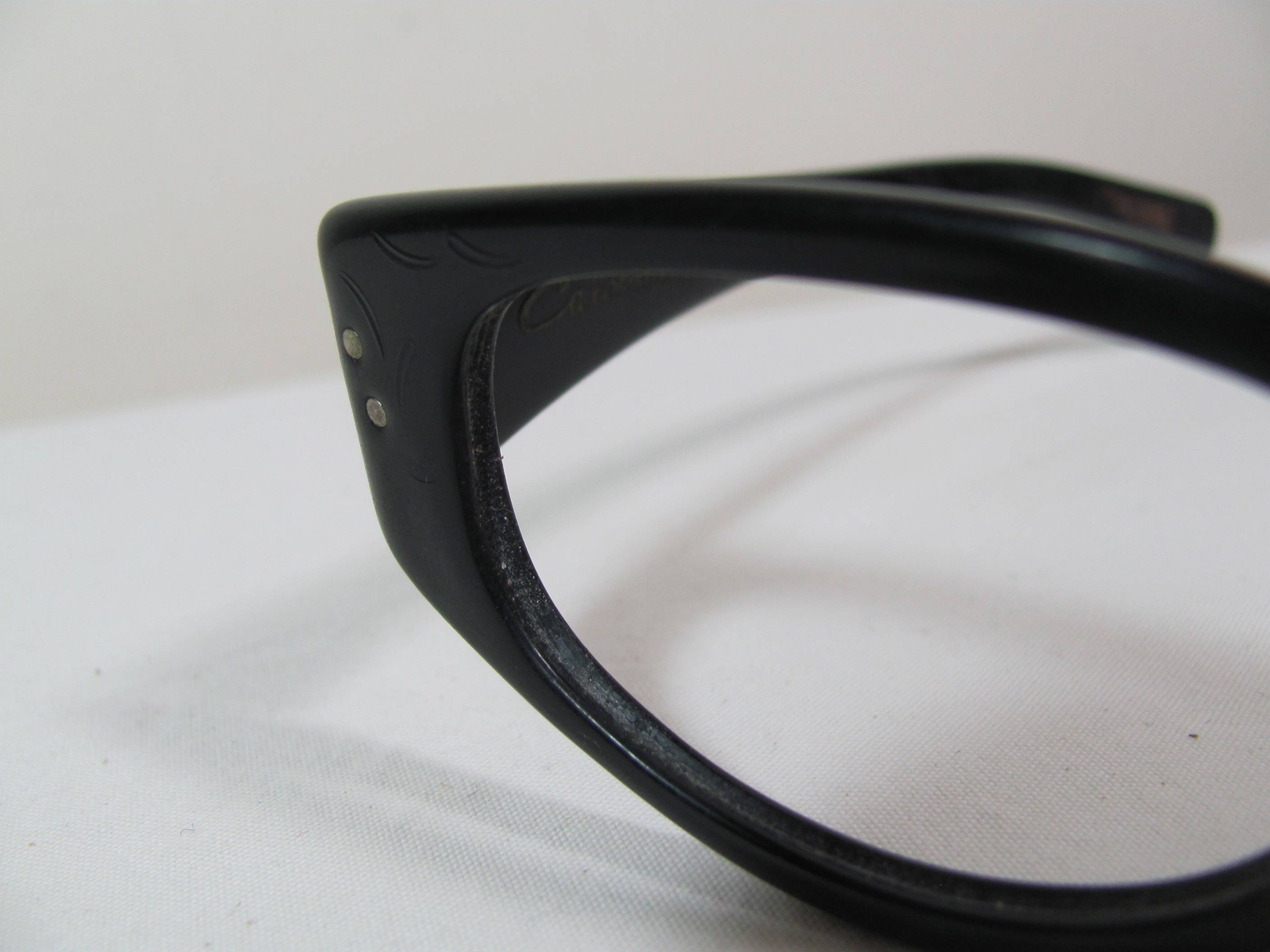 Vintage American Optical Calobar Eyeglass/sunglass Frames 084 Black ...