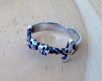 Double Dagger Ring, Handmade