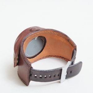 tactical smartwatch covers leather cover brown, black or than watch cover protect your watch from dirt and dust.