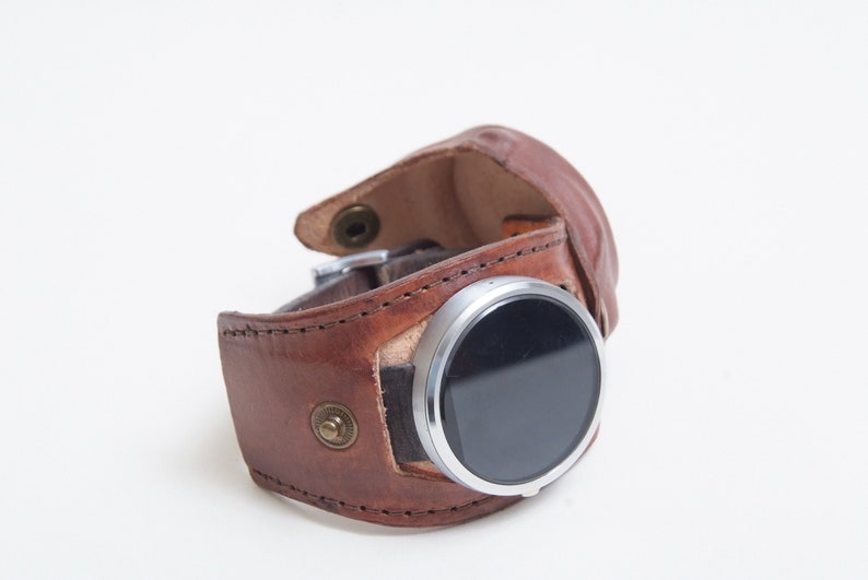 Smart Watch leather h cover brown watch cover protect your Etsy