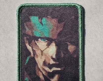 Solid Snake Patch The Legendary Soldier of Foxhound from Metal Gear
