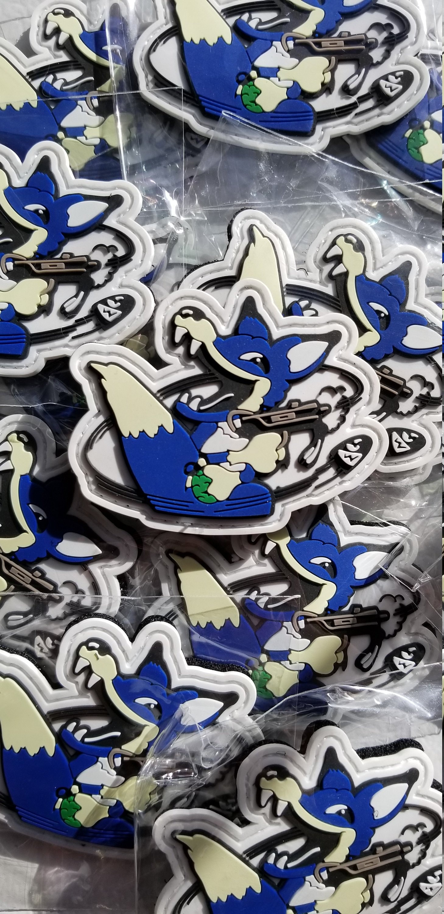 Images Patch En Pvc Blue Foxhound De Policenauts Etsy actualisé