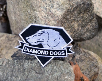 Diamond Dogs Patch Black and White from Metal Gear Solid V The Phantom Pain