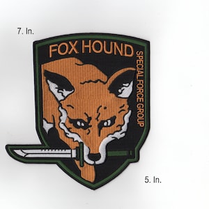 Metal Gear Solid FOXHOUND Back Patch