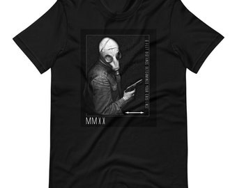 Man in Gas Mask T-Shirt 2020