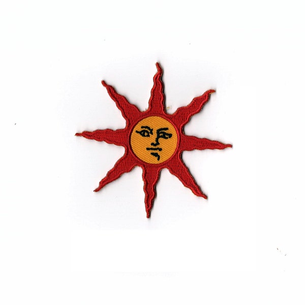 Solaire Sunlight Medal Iron on Patch.  Take Part in Jolly Cooperation Cosplay by ZanzibarLand