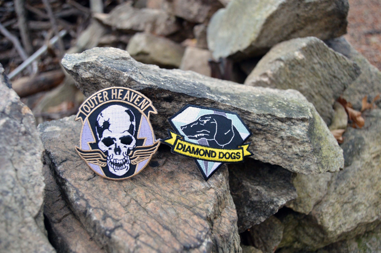 Metal Gear Solid V Patches: Diamond Dogs & Outer Heaven Iron-on