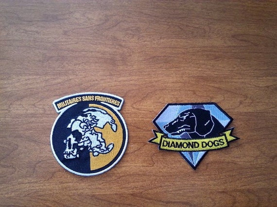 1 X Diamond Dogs Metal Gear Solid Big Boss Snake MGS Iron on Patch by Patch world 2014 