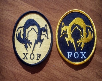 XOF FOX パッチセット アイロン接着 メタルギアソリッドV ファントム