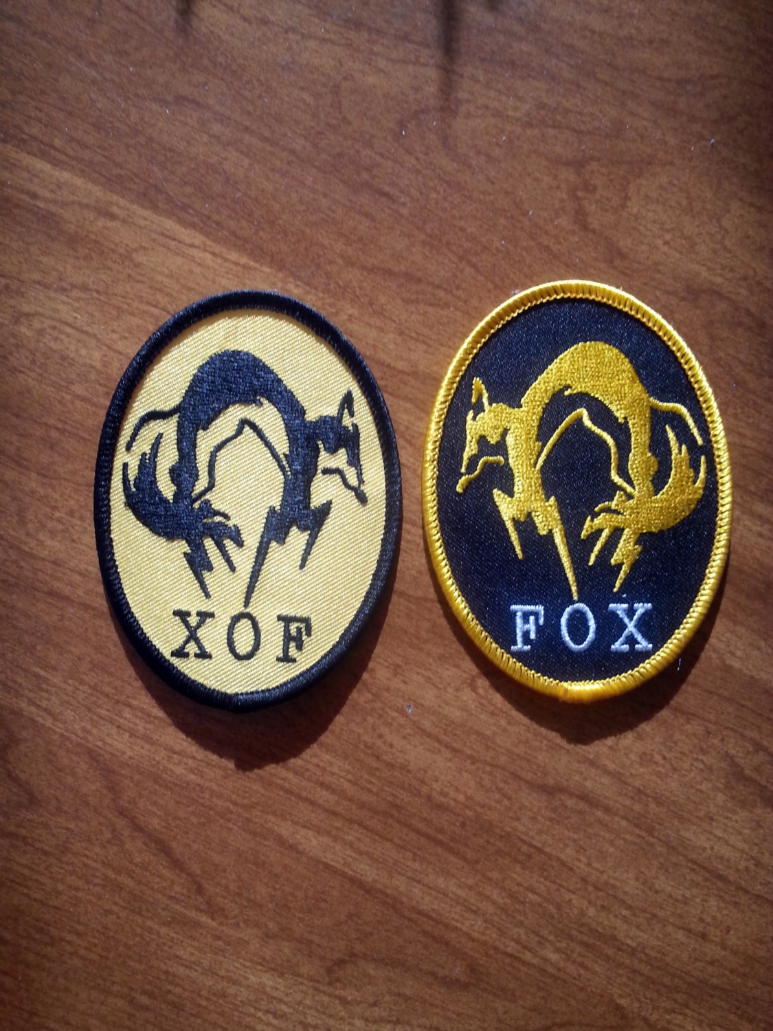 XOF FOX パッチセット アイロン接着 メタルギアソリッドV ファントム