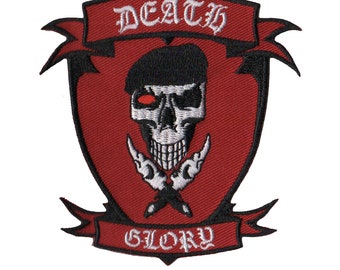 Jack Krauser Death Glory Iron on Patch from Resident Evil 4 Biohazard