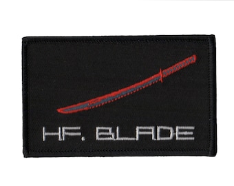 Raiden HF Blade Iron on Patch From Metal Gear Solid 2 Sons of Liberty