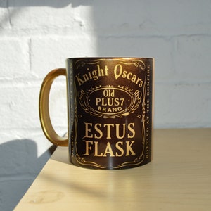 Estus Flask Golden Coffee Mug From Dark Souls Kindle the Flame from Zanzibarland