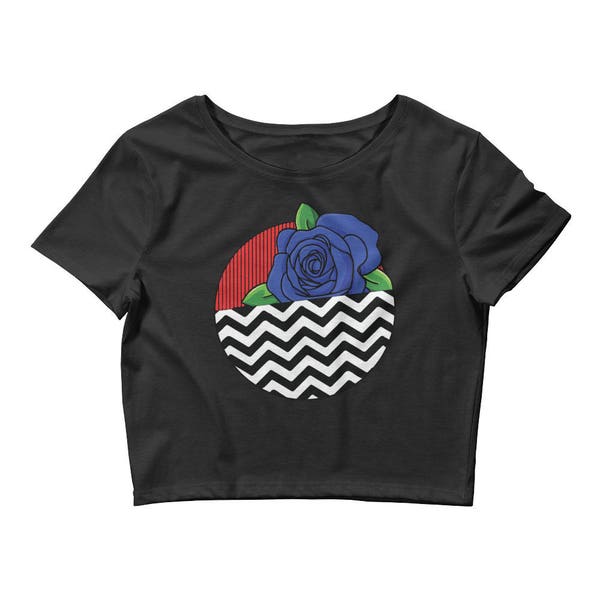 Blue Rose and Red Room Women's Crop Top From Twin Peaks