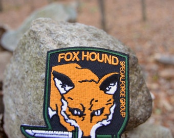 FOXHOUND Iron on Patch for Metal Gear Solid Cosplay by ZanzibarLand