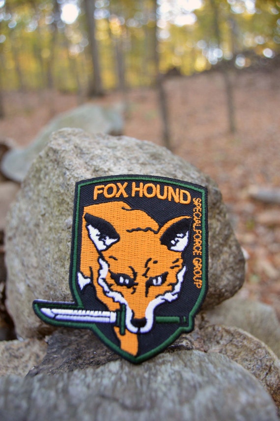 Metal Gear Fox Hound Foxhound Special Force iron//sew on Embroidered Patch