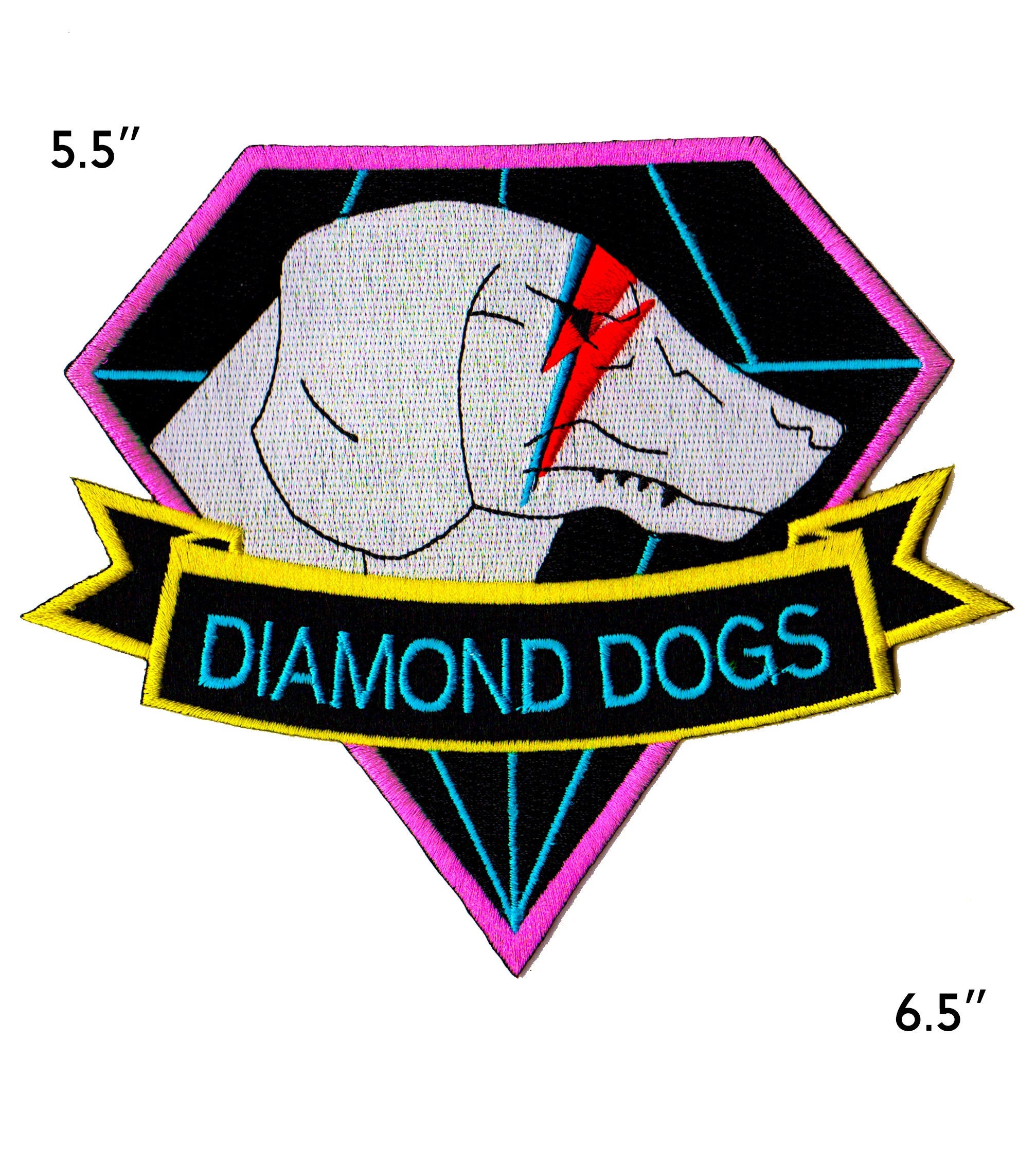 Diamond Dogs Retro Iron on Back Patch - Etsy