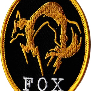 Fox Iron on Patch From Metal Gear Solid 3 Snake Eater