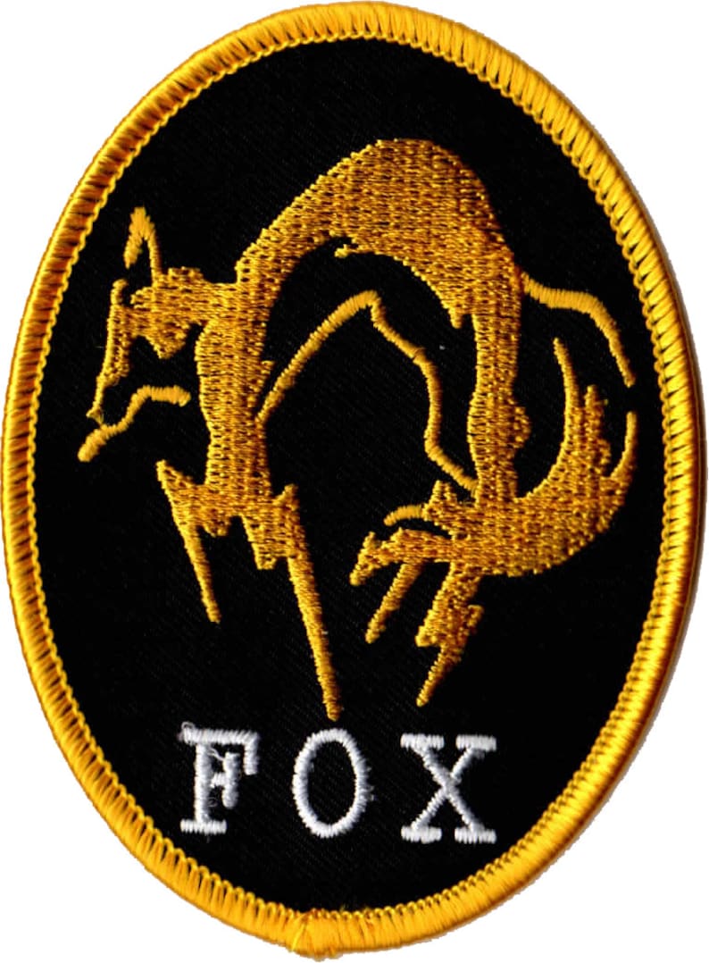 Fox Iron on Patch From Metal Gear Solid 3 Snake Eater image 1