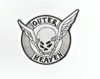 Outer Heaven Retro Iron on Patch from Metal Gear MSX