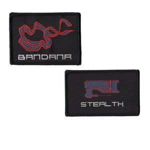 Stealth Camouflage & Bandana Patch Hook and Loop from Metal Gear Solid