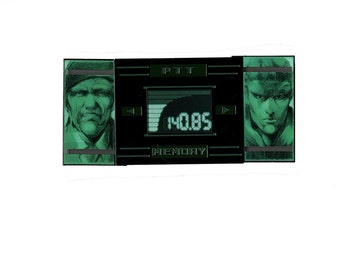 その他 L GEAR SOLID TRADING CARD JACKAL 50 Metal Gear Solid Codec Pin With Snake and Colonel Campbell