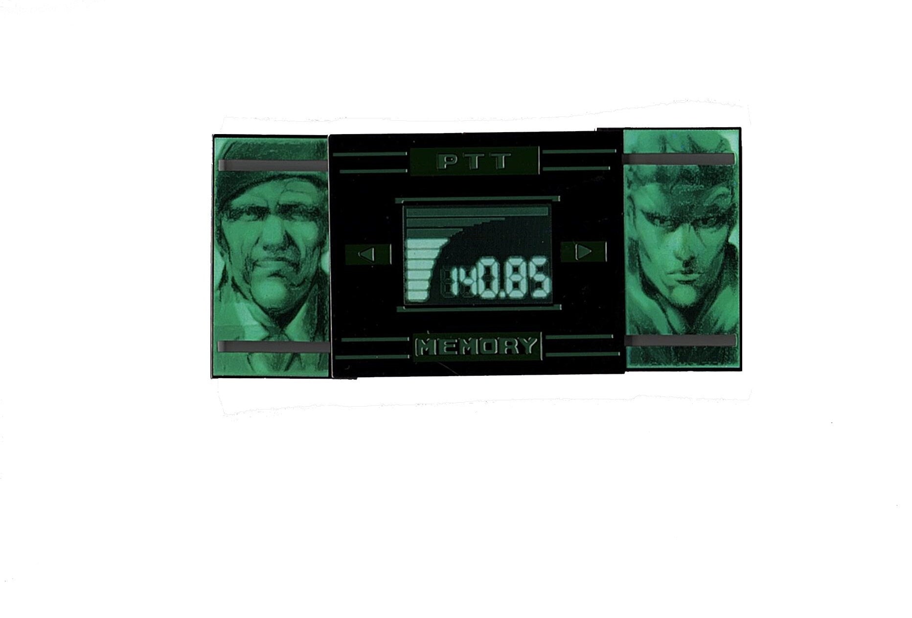 その他 L GEAR SOLID TRADING CARD JACKAL 51 Metal Gear Solid Codec Pin With Snake and Colonel Campbell
