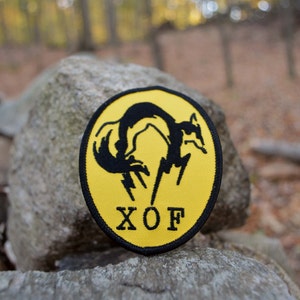XOF Iron On Patch Skull Face Unit from Metal Gear Solid V The Phantom Pain