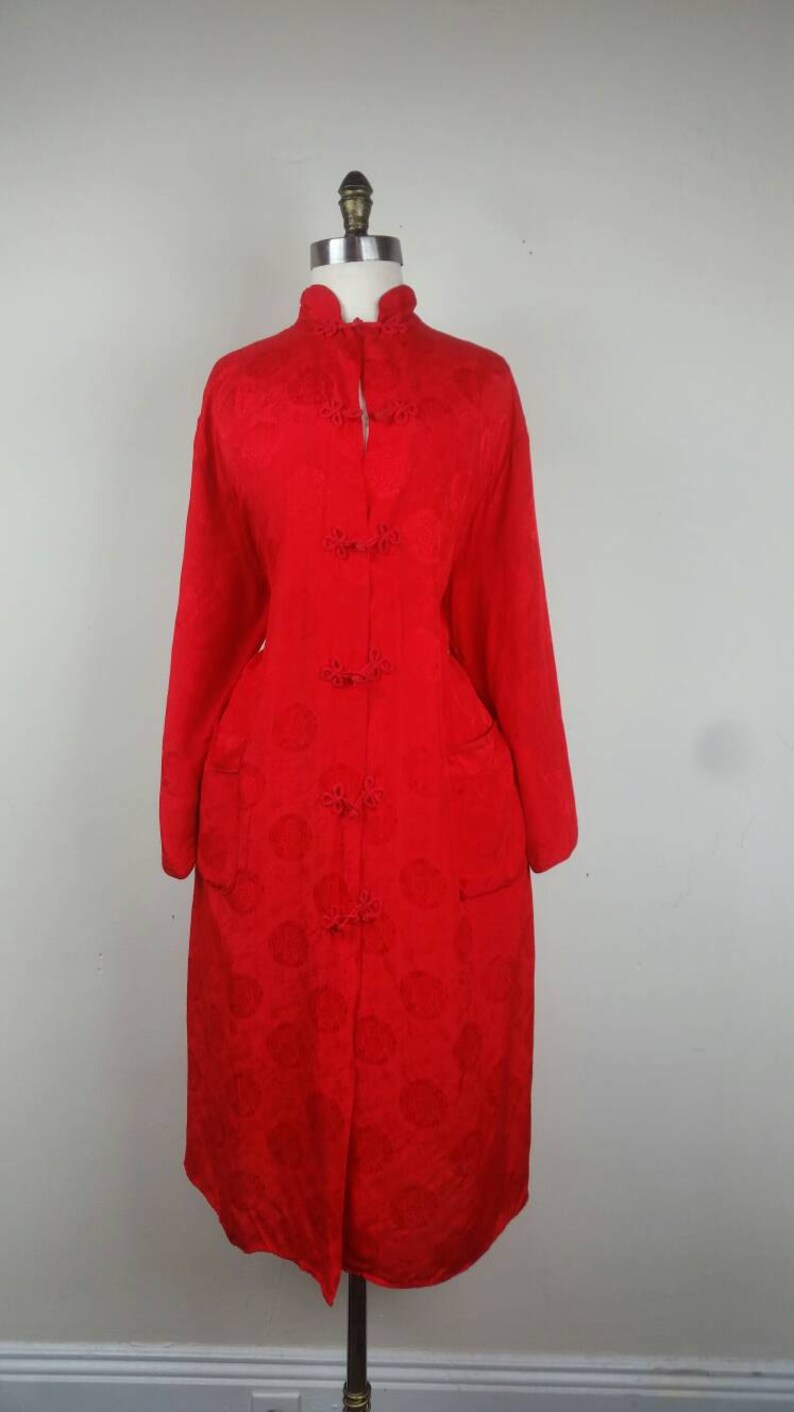 40s Japanese Robe With Pockets Etsy