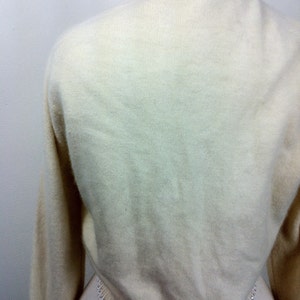 50s Cardigan Sweater Beaded Button-up Size 40 image 2