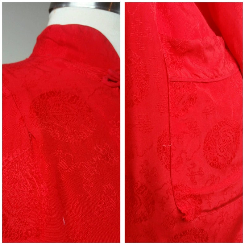 40s Japanese Robe With Pockets Etsy