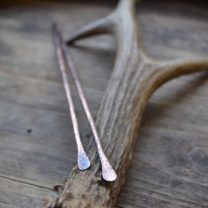 Copper hair pin, hair pin, simple hair pin, viking hair pin, copper pin, shawl pin, basic hair pin, hair stick, copper hair stick, viking