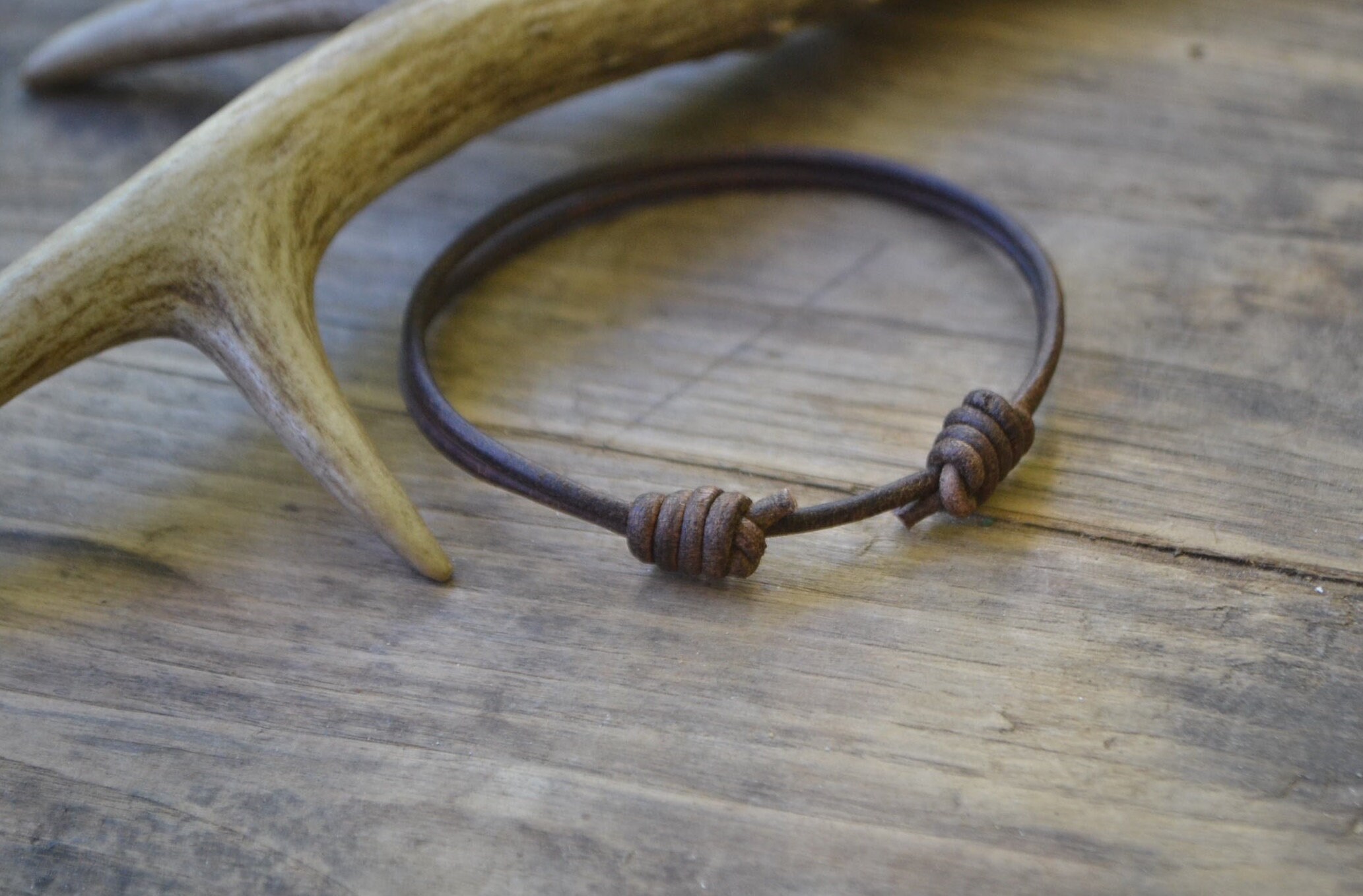 Simple Adjustable Leather Anklet, Leather Anklet, Basic Anklet, Women ...