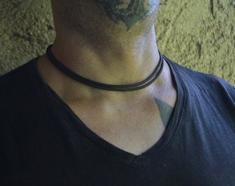 Collana Lunga In Legno Boho | Ciondolo Albero Della Vita Rotondo | Regolabile