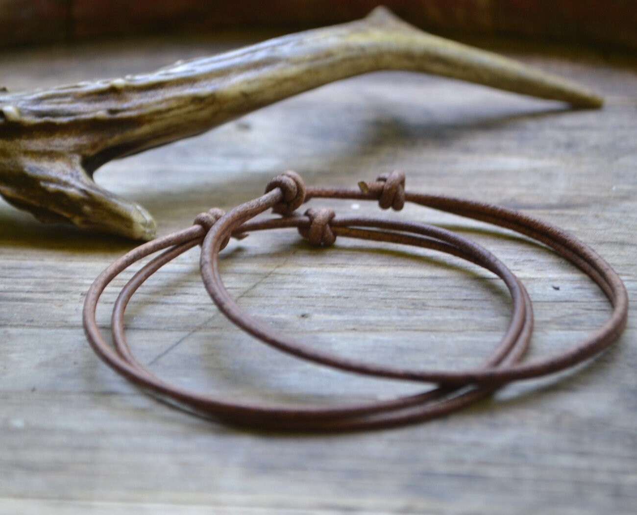 Simple Adjustable Leather Anklet, Leather Anklet, Basic Anklet, Women ...
