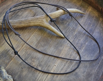 Adjustable cord necklace, adjustable vegan necklace, adjustable necklace, adjustable cotton cord necklace, adjustable simple string necklace