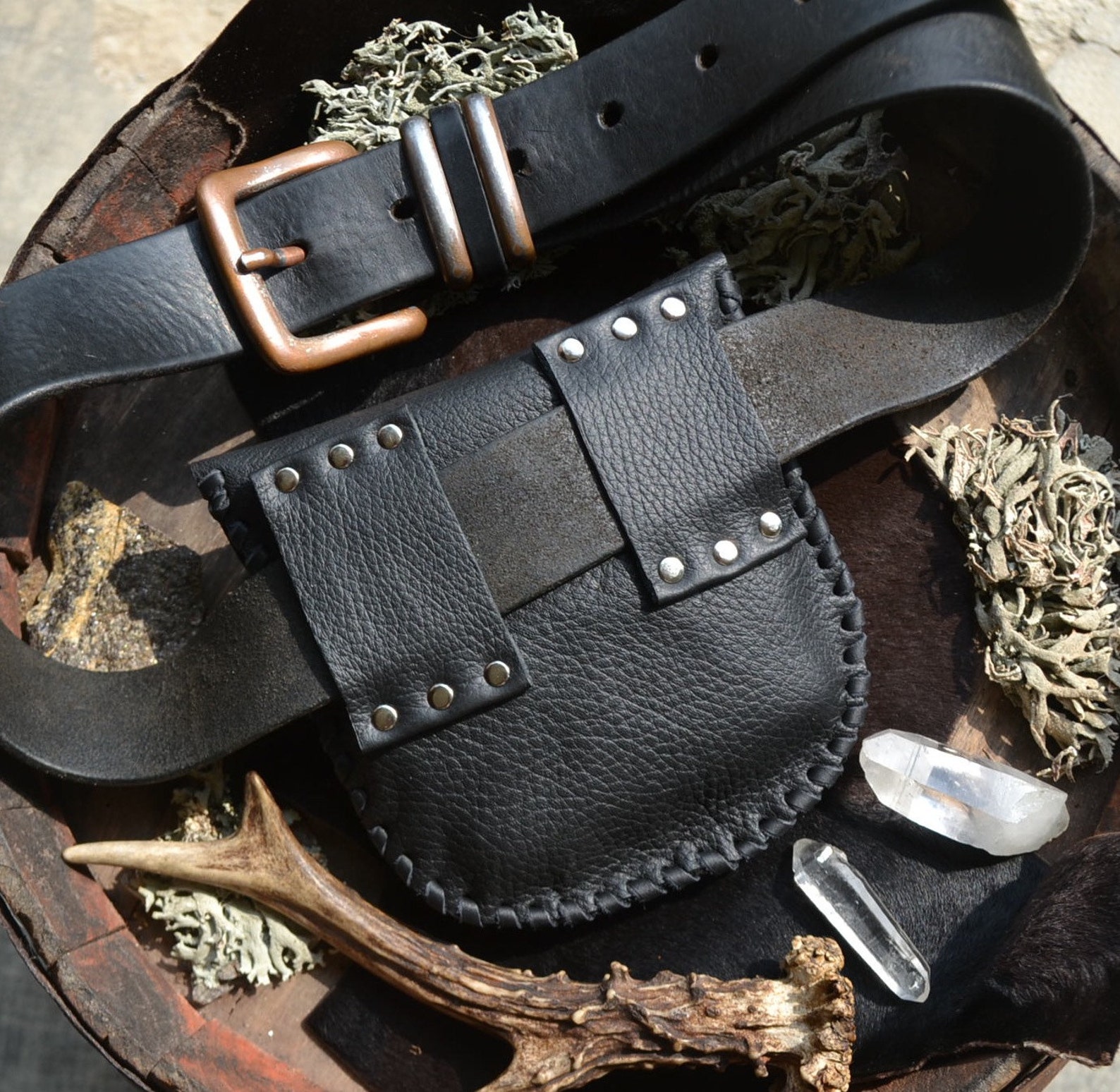 Hip pouch leather hip pouch belt pouch leather belt pouch Etsy