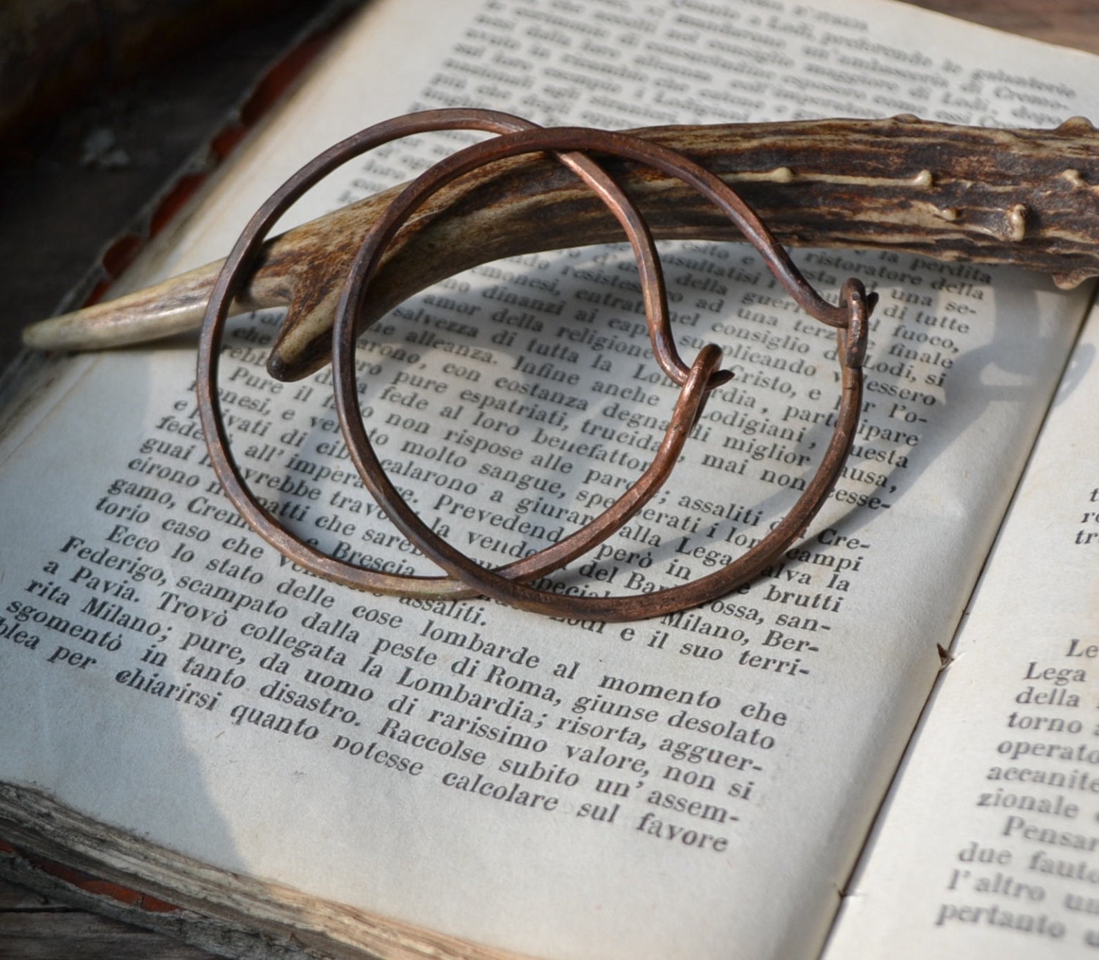 Large Copper Hoops for Tunnel Plugs Earrings for Tunnels Etsy