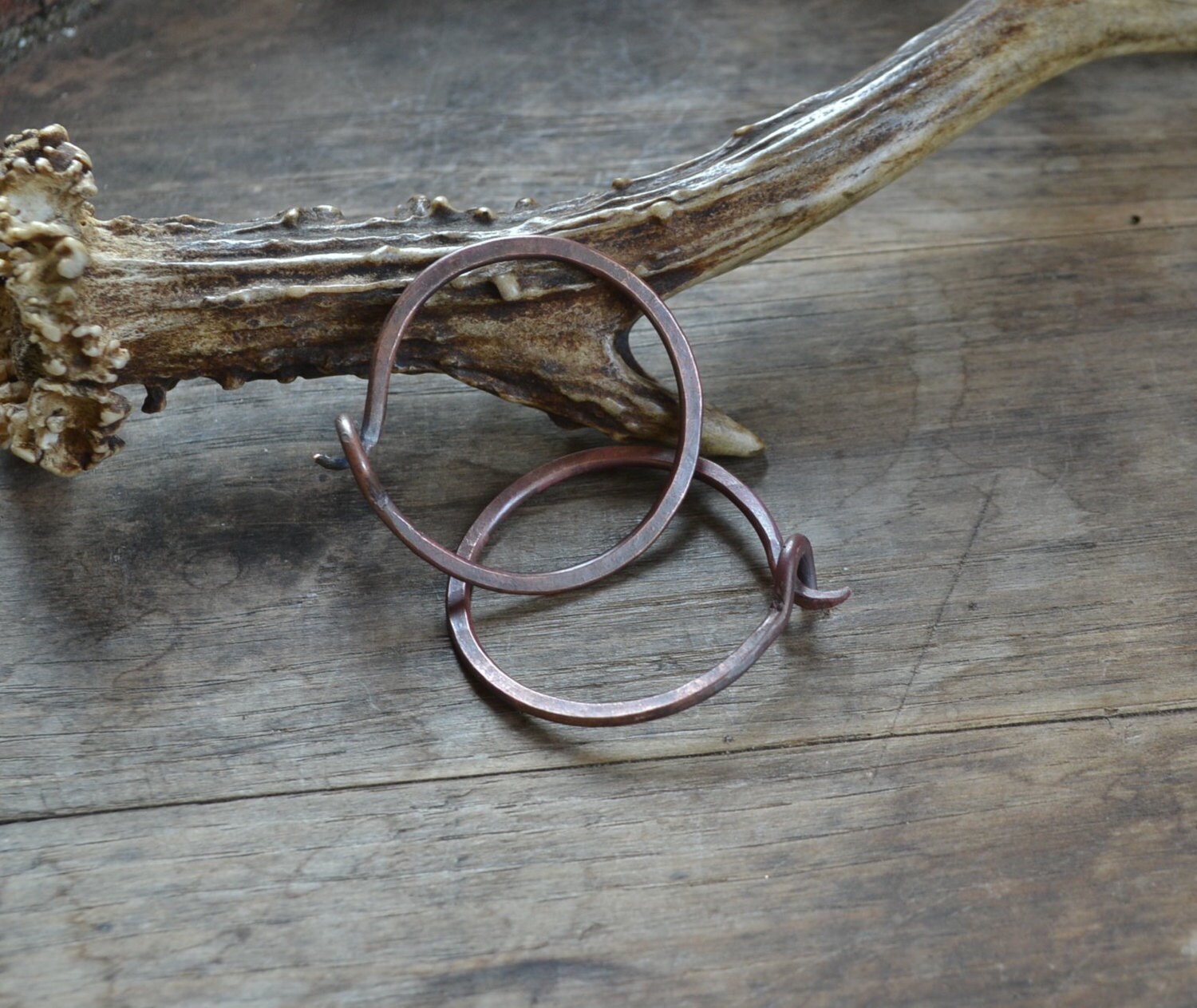 Copper hoops for tunnel plugs earrings for tunnels earrings Etsy