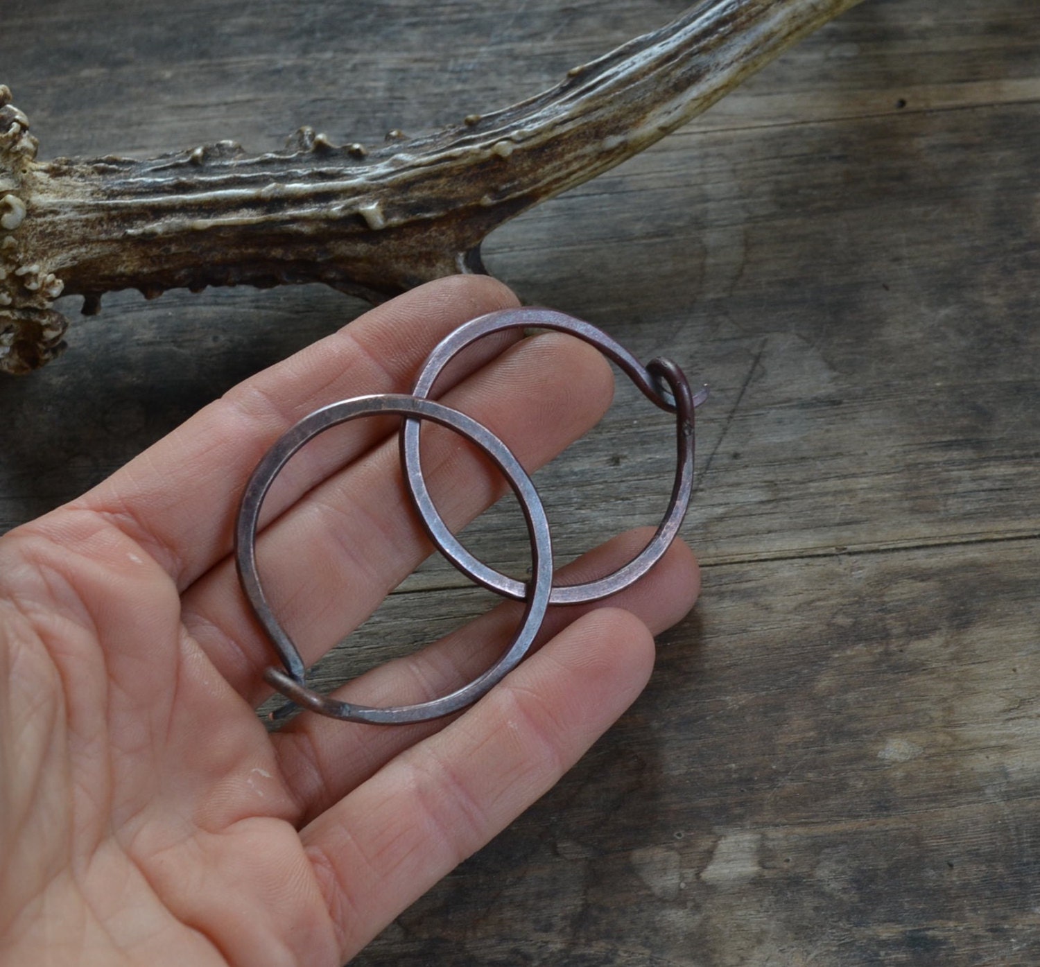 Copper hoops for tunnel plugs earrings for tunnels earrings Etsy