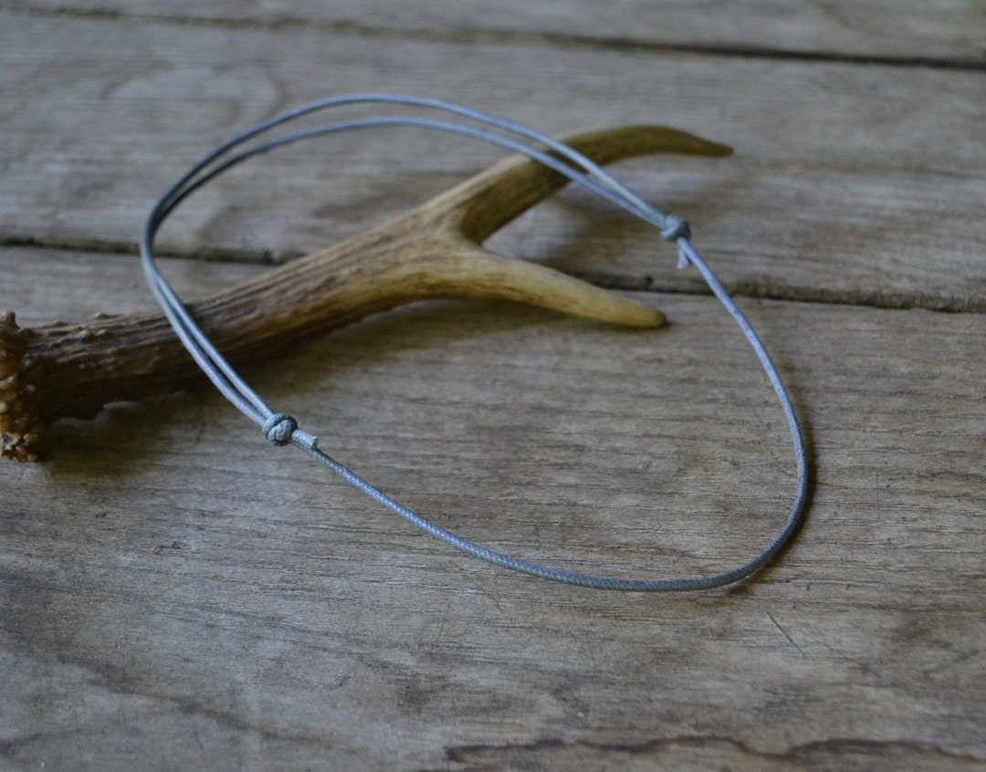 Adjustable Cord Necklace, Adjustable Vegan Necklace, Adjustable