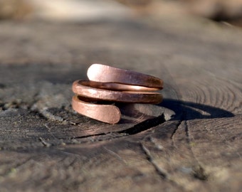 Mens copper ring, mens adjustable copper ring, unisex copper ring, womens copper ring, womans copper ring, simple mens ring, copper men ring