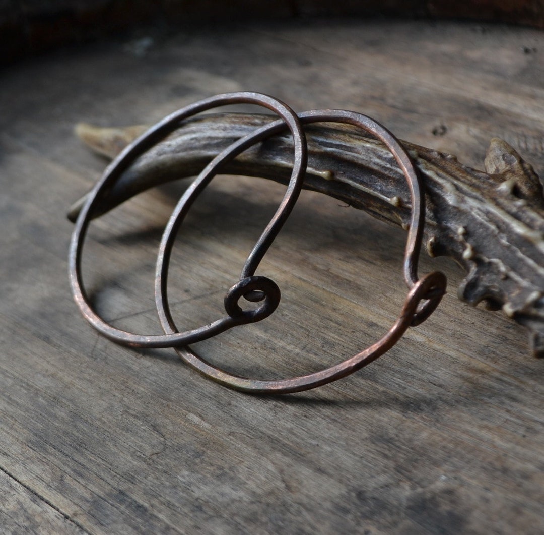 Large Copper Hoops for Tunnel Plugs, Earrings for Tunnels, Earrings for