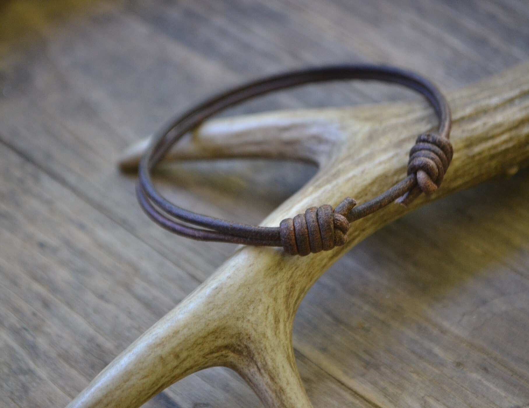 Simple Adjustable Leather Anklet, Leather Anklet, Basic Anklet, Women ...