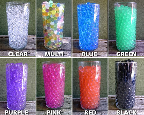 Water Beads Decorative Water Pearls Colorful Vase Fillers Etsy