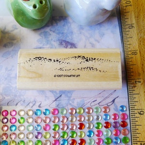 Background Rubber Stamp, Flock of Birds Background Stamp Murmuration Flock of Starlings Craft Stamps