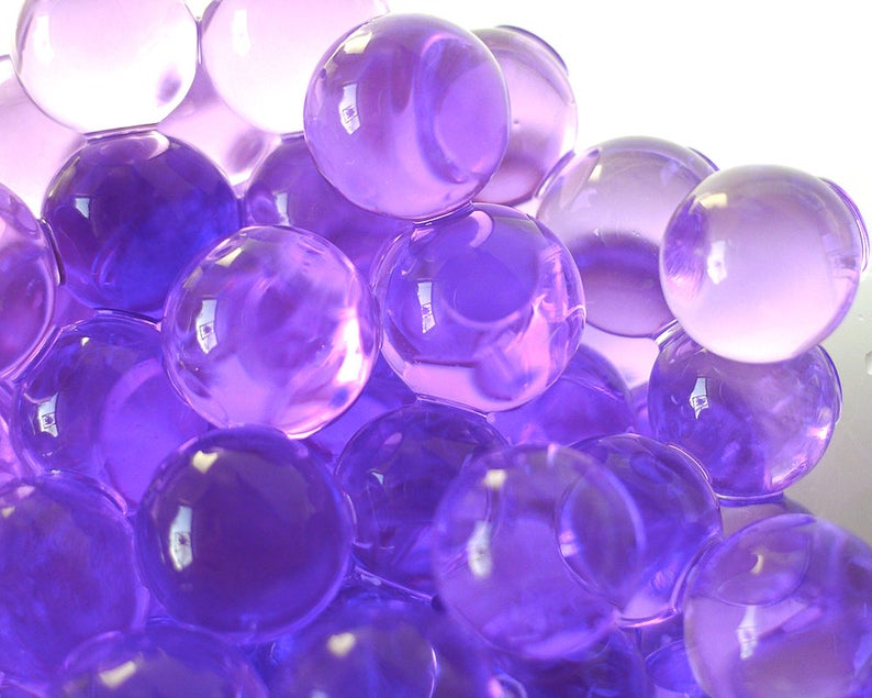 Purple Orbeez Water Beads Translucent Purple Glistening Water Etsy Canada
