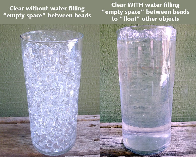 Clear Water Beads Water Beads Project Tutorial Colorless Etsy UK