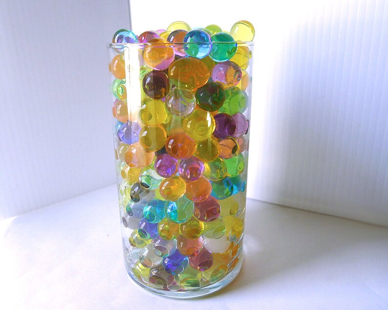 Rainbow Water Beads Sensory Tubs Waterbeads Party Floral Etsy